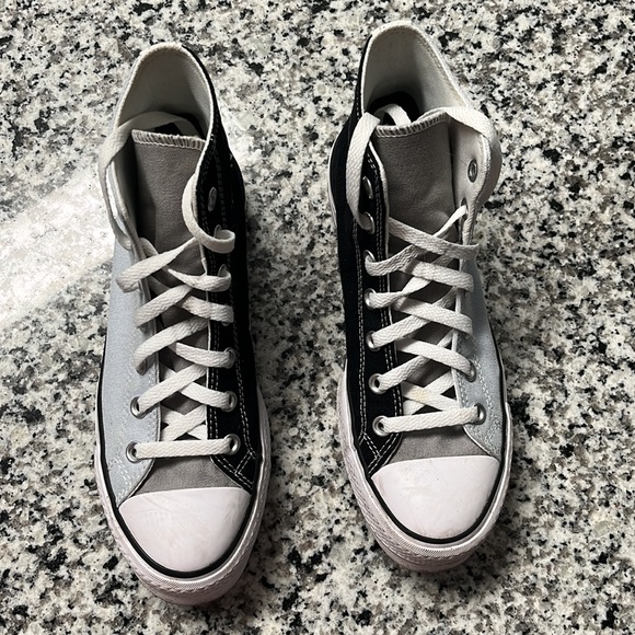 Custom Platform Hightop Converse- Size 7 - Picture 2 of 3